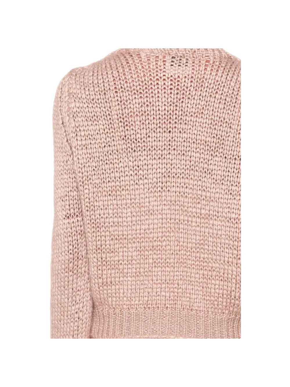 Forte Grofgebreid vest Roze