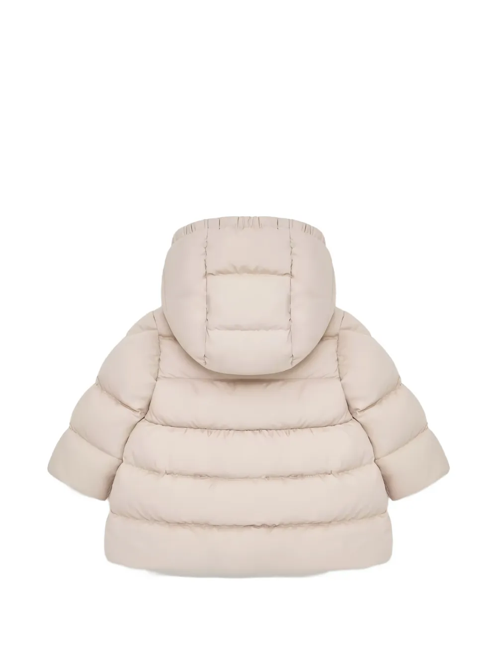 Moncler Enfant Charlotte gewatteerd jack met capuchon Beige
