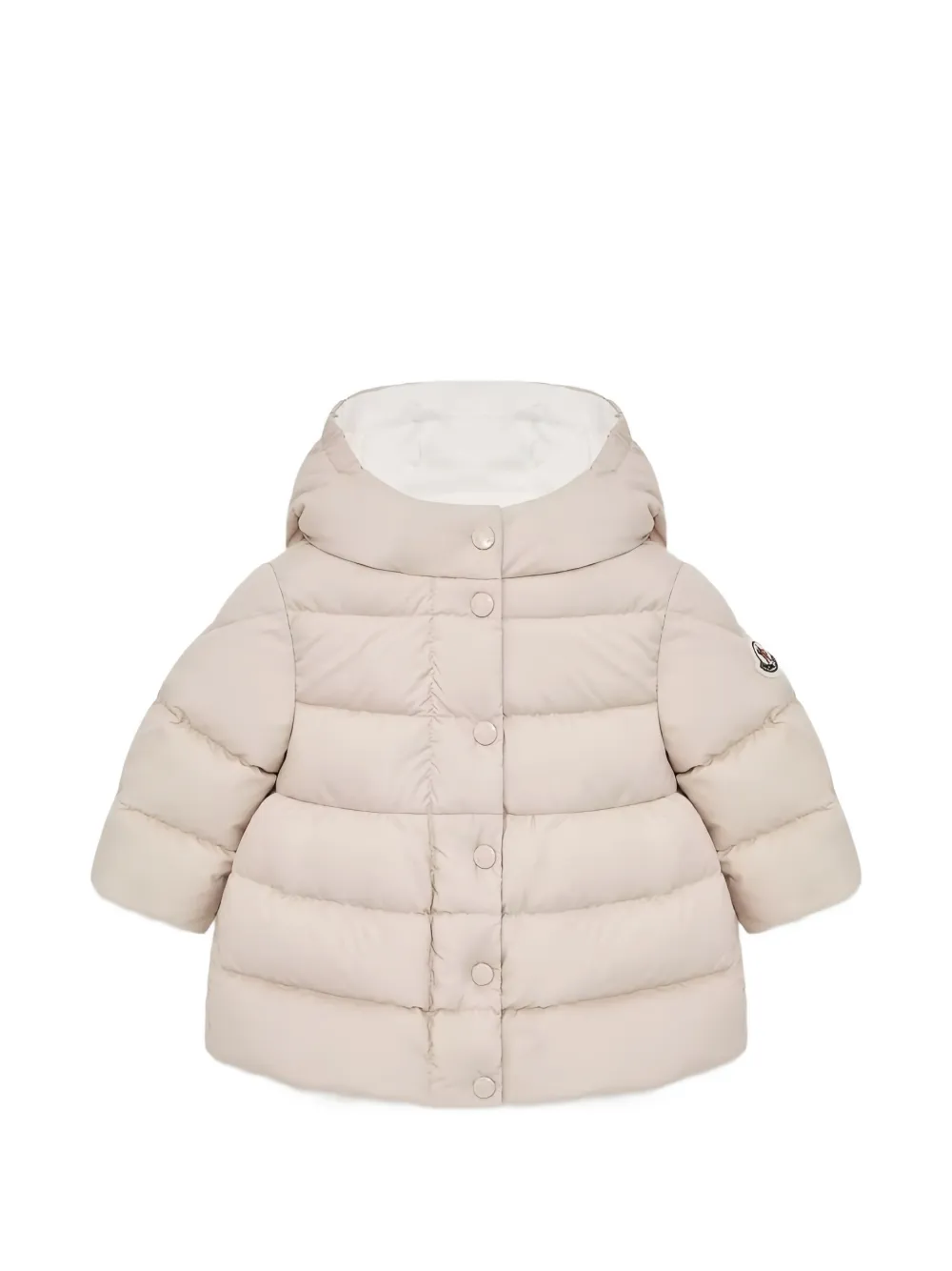Moncler Enfant veste matelassée Charlotte à capuche - Tons neutres Moncler Enfant veste matelassée Charlotte à capuche - Tons neutres