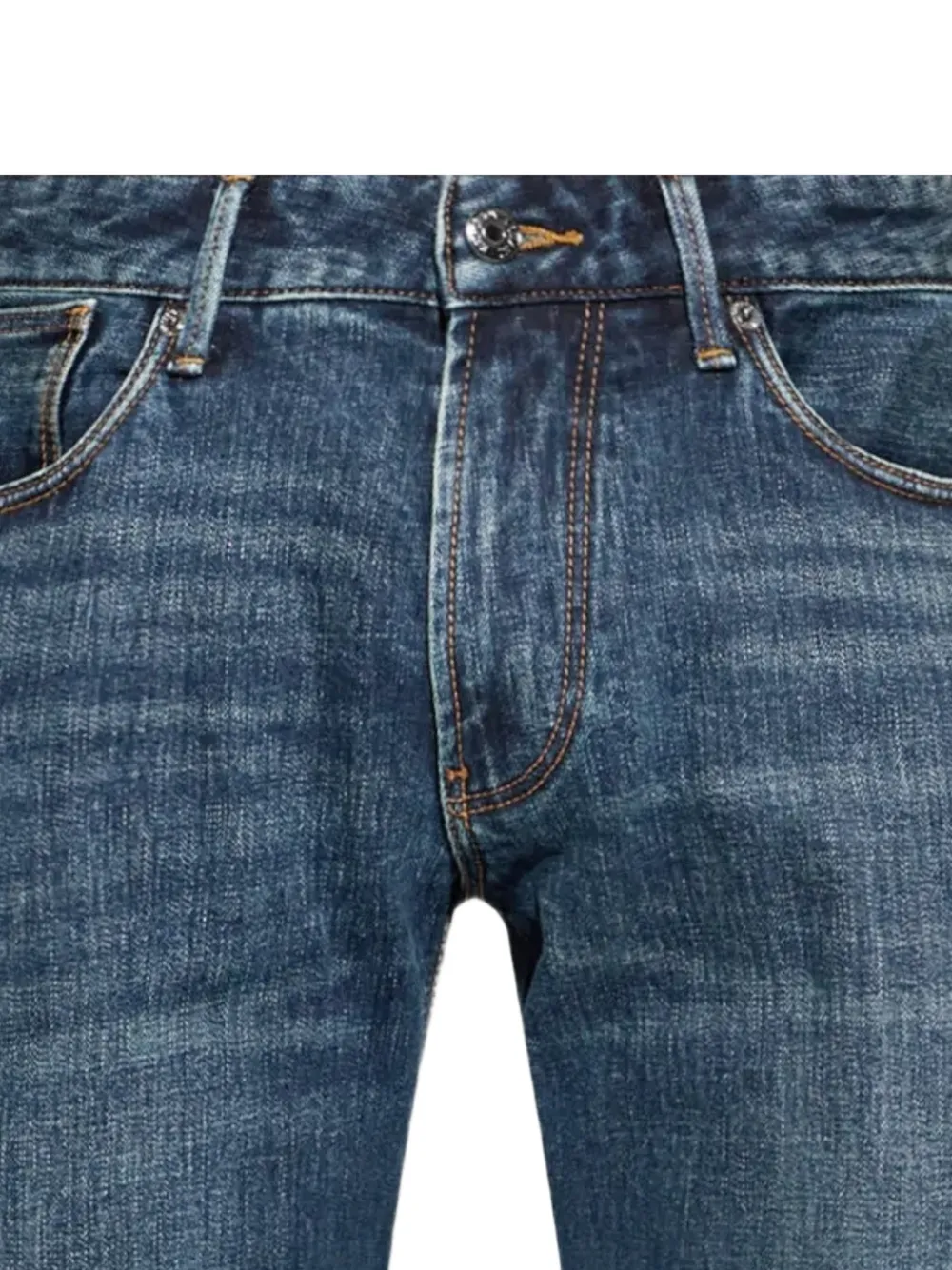 Emporio Armani Slim-fit jeans Blauw
