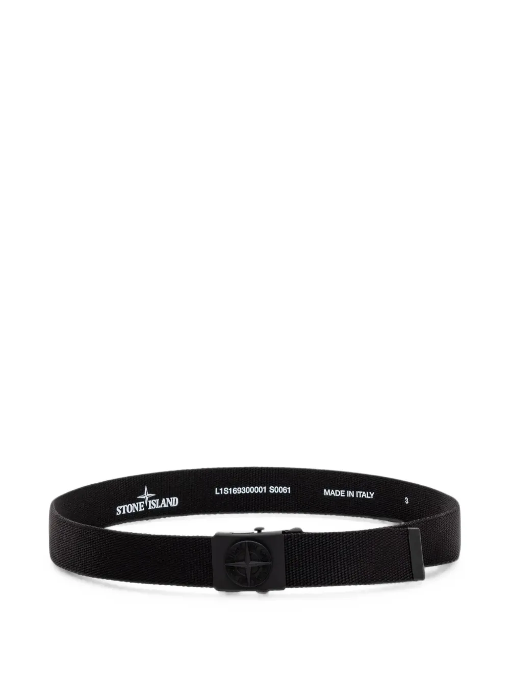 Stone Island Junior Cintura con fibbia - Nero