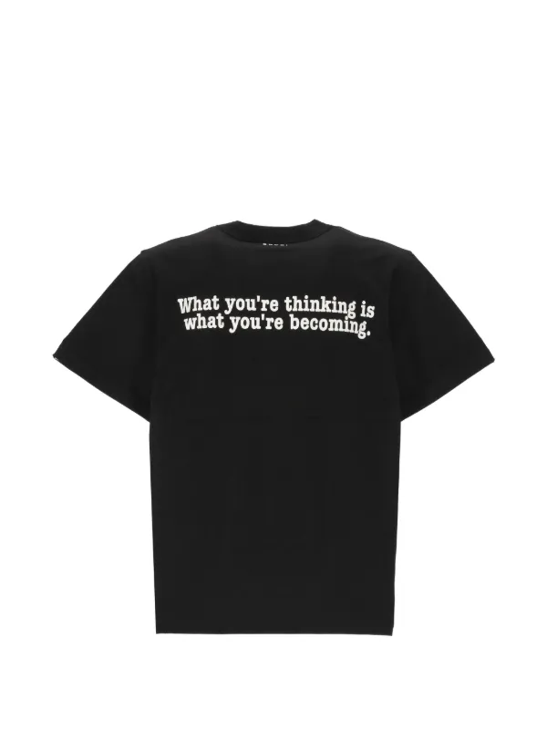 Sacai Muhammad Ali graphic-print T-shirt | Black | FARFETCH