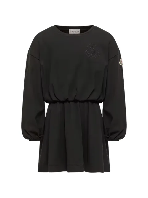 Moncler Enfant jean taille-élastiquée à logo brodé