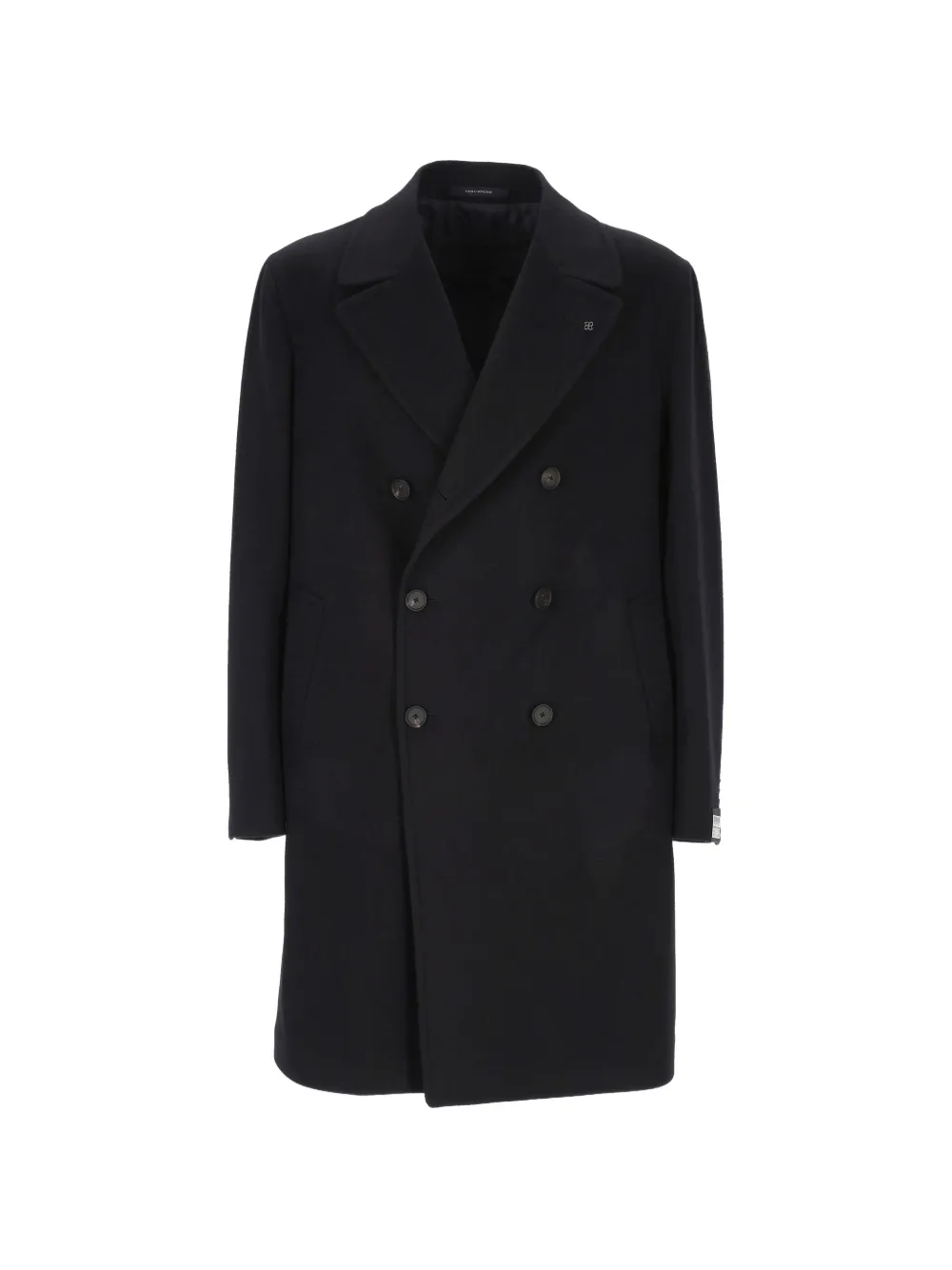 Tagliatore double-breasted peak-lapel coat - Blau