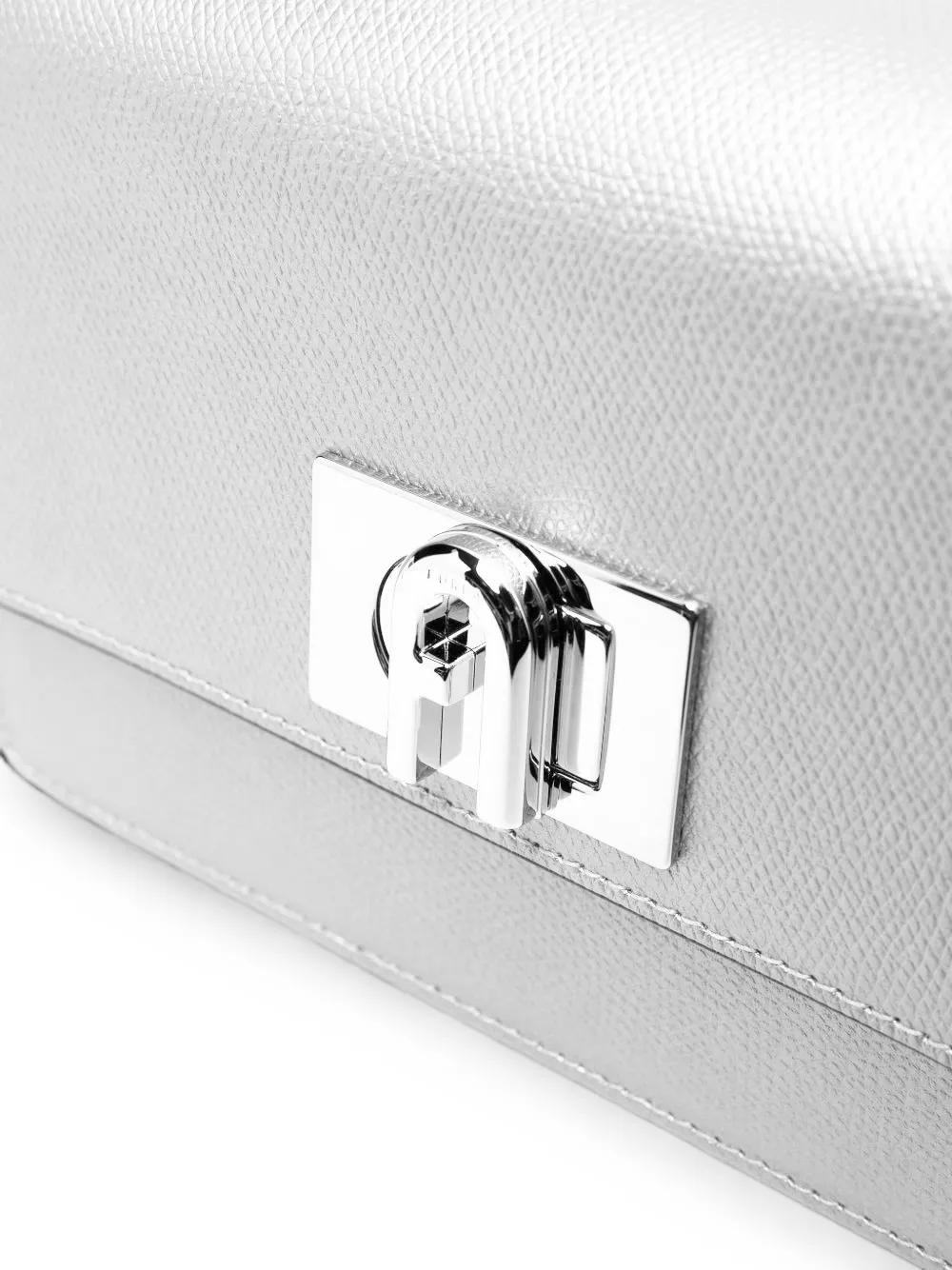 Furla Schoudertas met logoplakkaat Zilver
