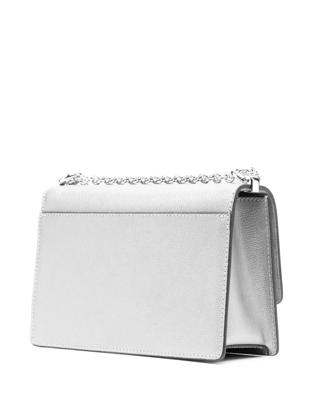 Furla Schoudertas met logoplakkaat Zilver