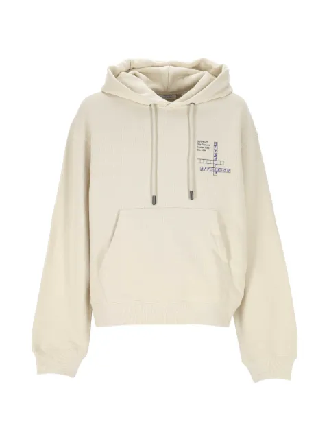 Off-White graphic-print drawstring hoodie