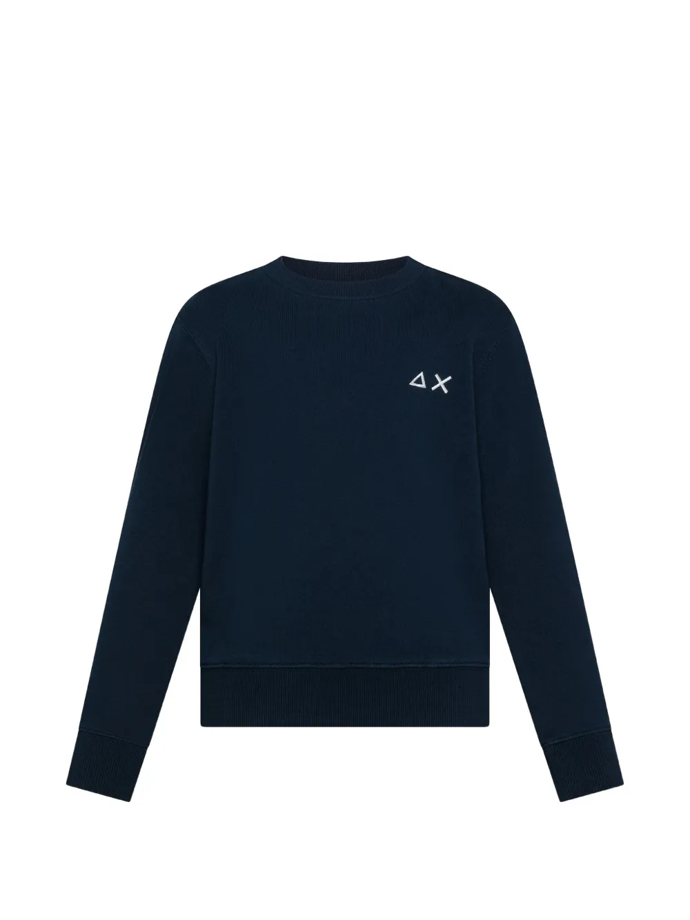 SUN68 KIDS Sweater met geborduurd logo Blauw