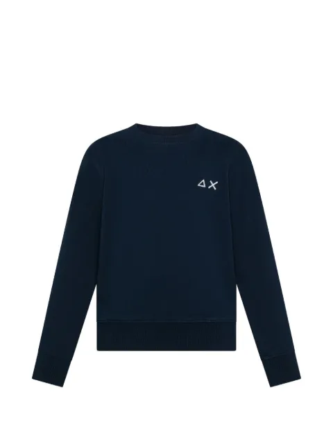 SUN68 KIDS logo-embroidered sweatshirt
