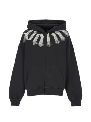 Omar Afridi zip-up Wool Hoodie | Brown | FARFETCH