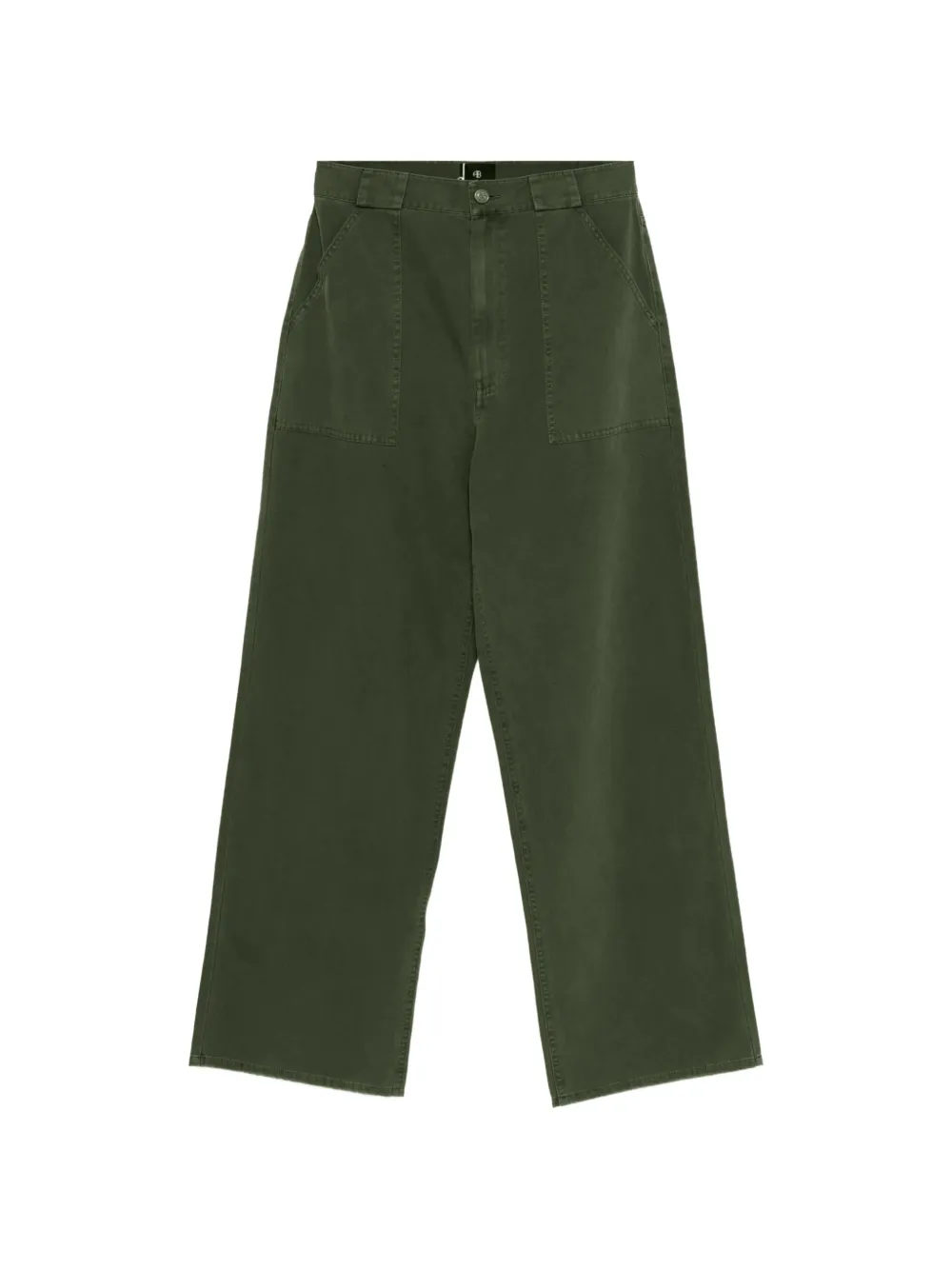 ANINE BING patch-pocket cotton trousers