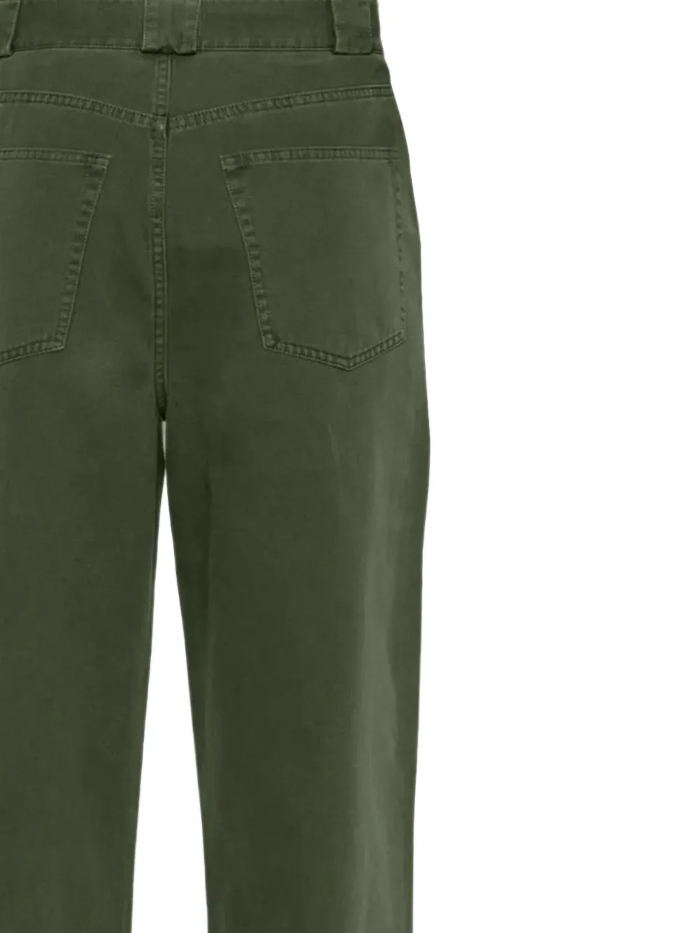 ANINE BING Broek met opgestikte zak Groen