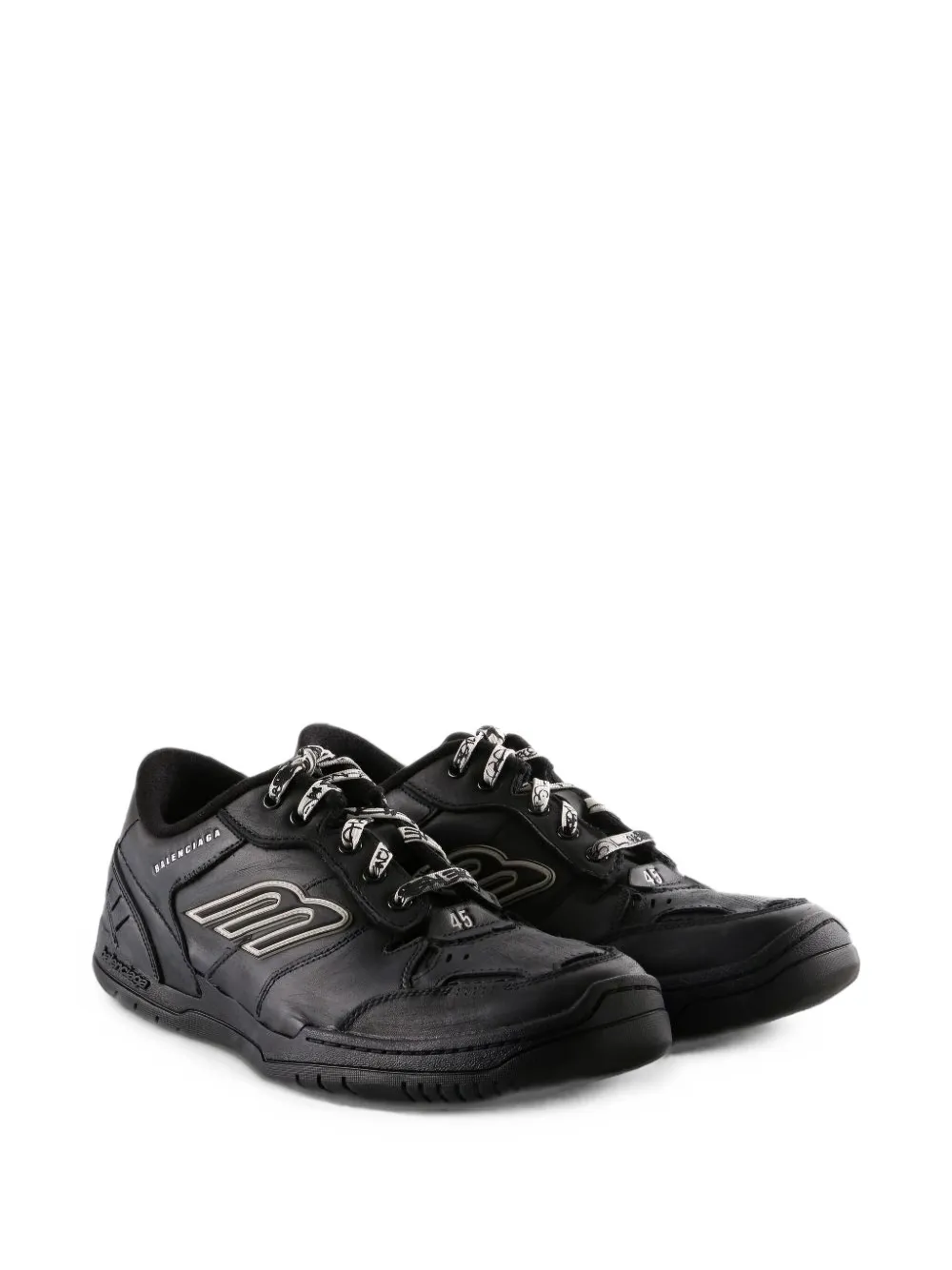 Balenciaga Hamptons lace-up sneakers Zwart