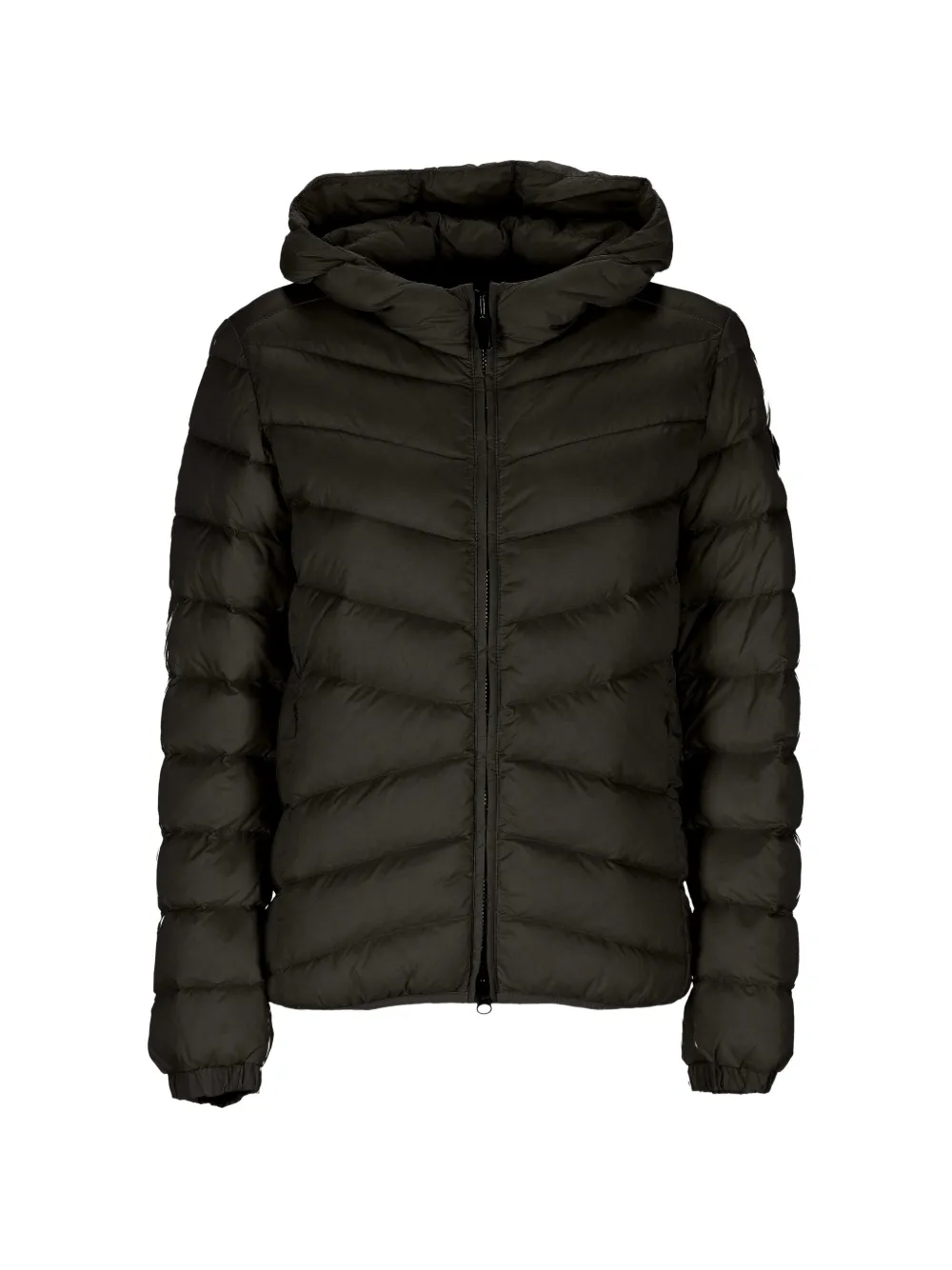 Colmar quilted hooded jacket - Schwarz
