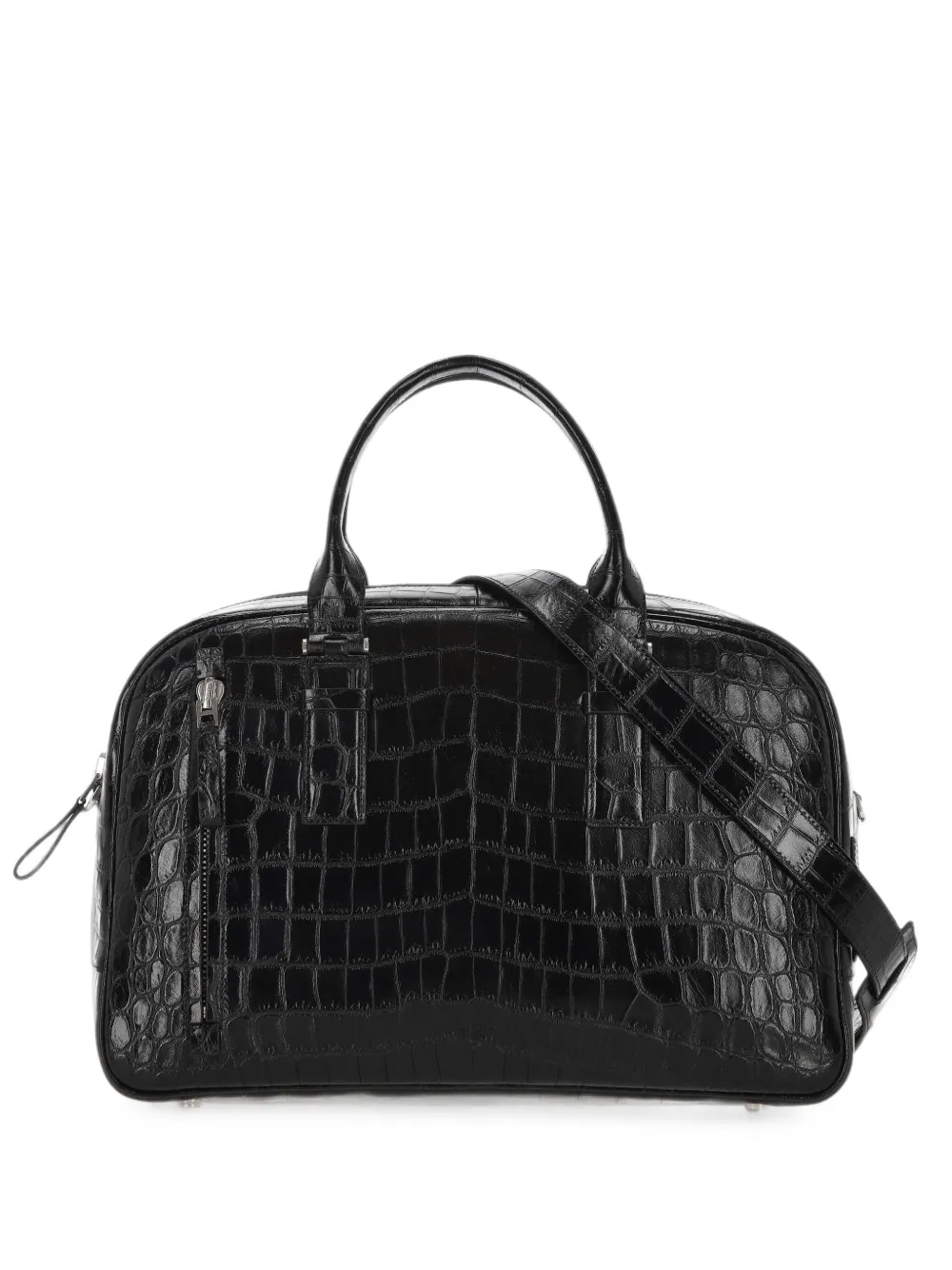 TOM FORD crocodile-effect tote bag - Nero