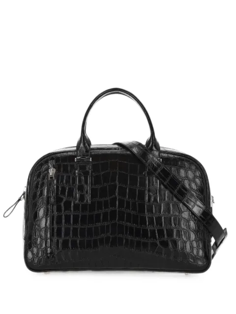 TOM FORD crocodile-effect tote bag