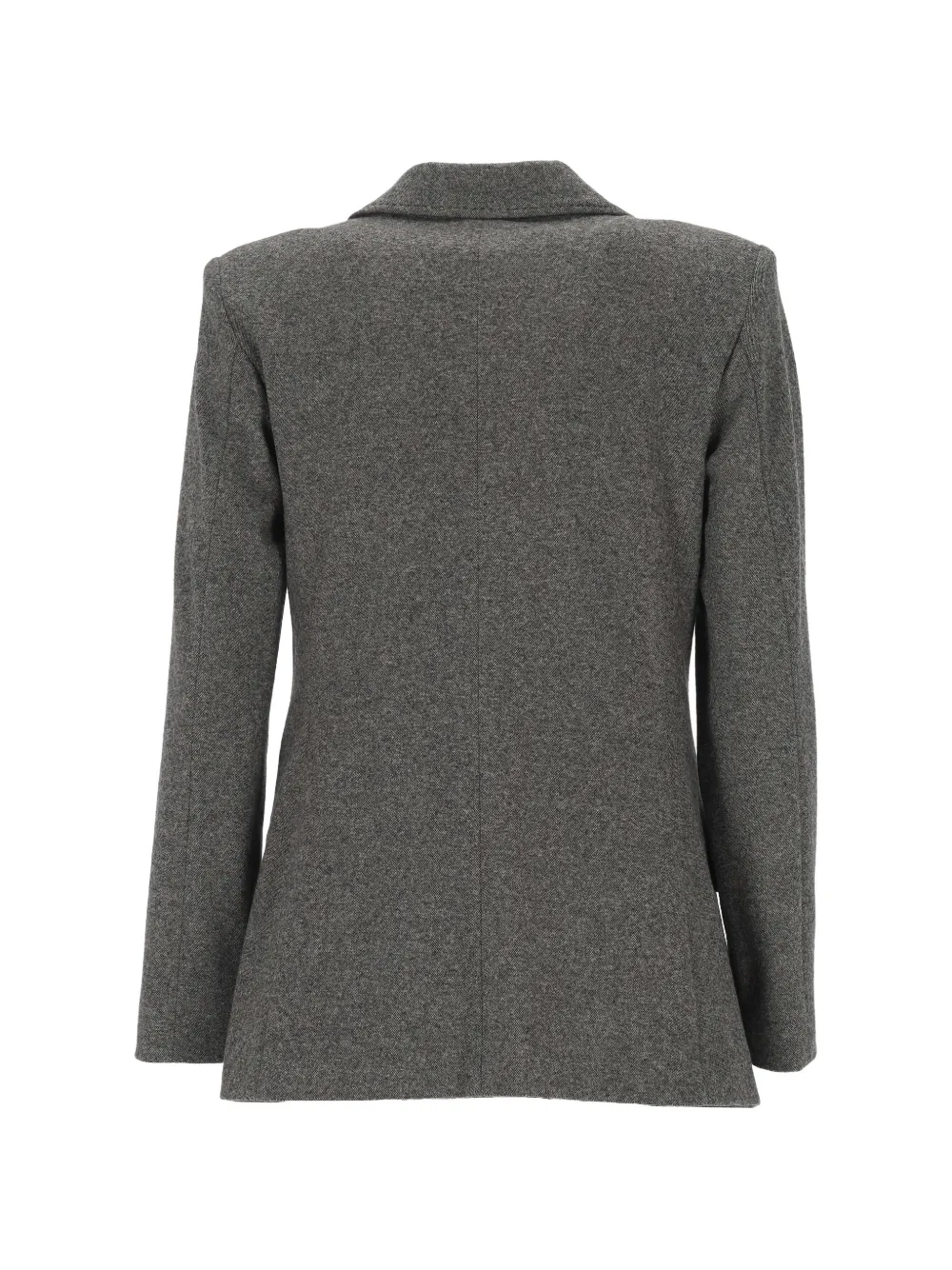 Marella Blazer met dubbele rij knopen en puntige revers Grijs