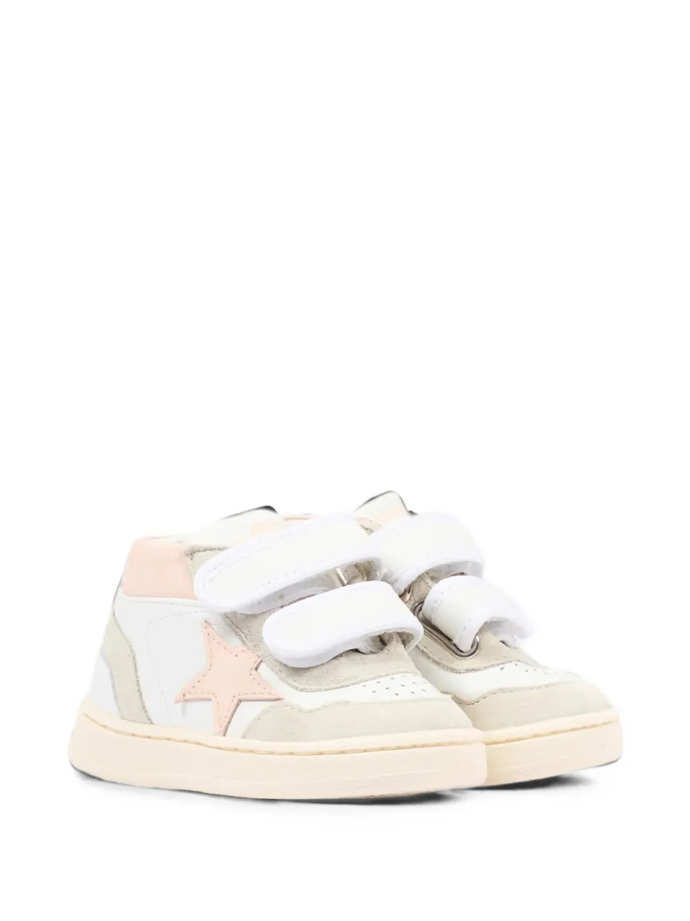 Golden Goose Kids June Sneakers mit Stern-Patch - Weiß