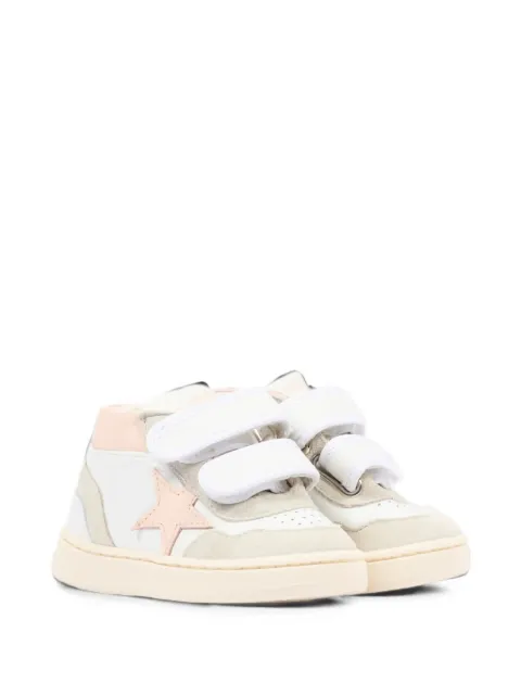 Golden Goose Kids June star-patch panelled sneakers
