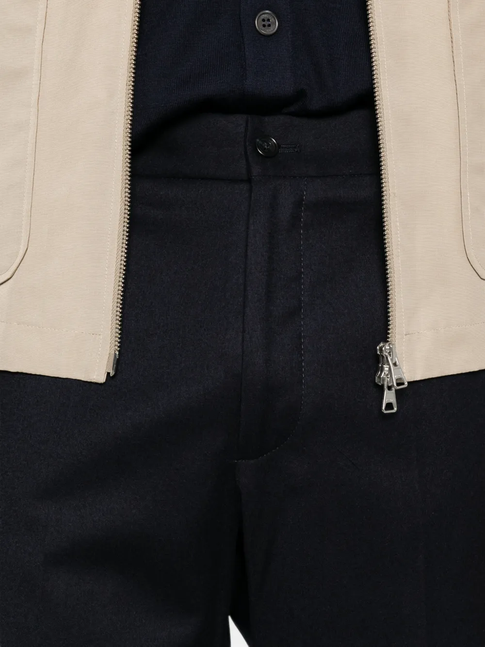 Tagliatore Wollen pantalon Blauw