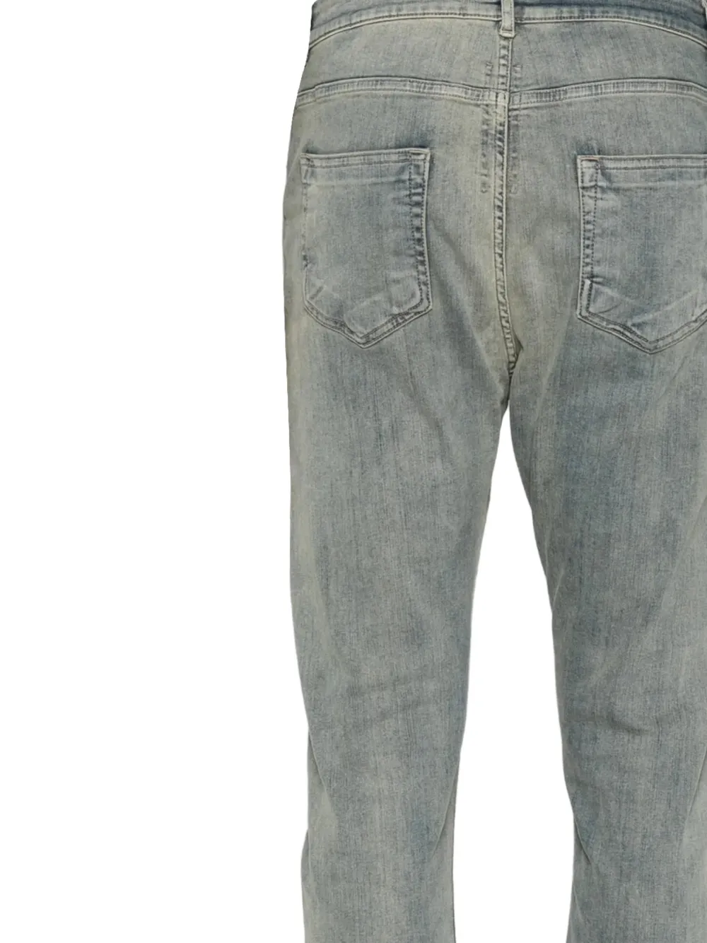 Rick Owens DRKSHDW Detroit jeans met vervaagd effect en vijf zakken Blauw