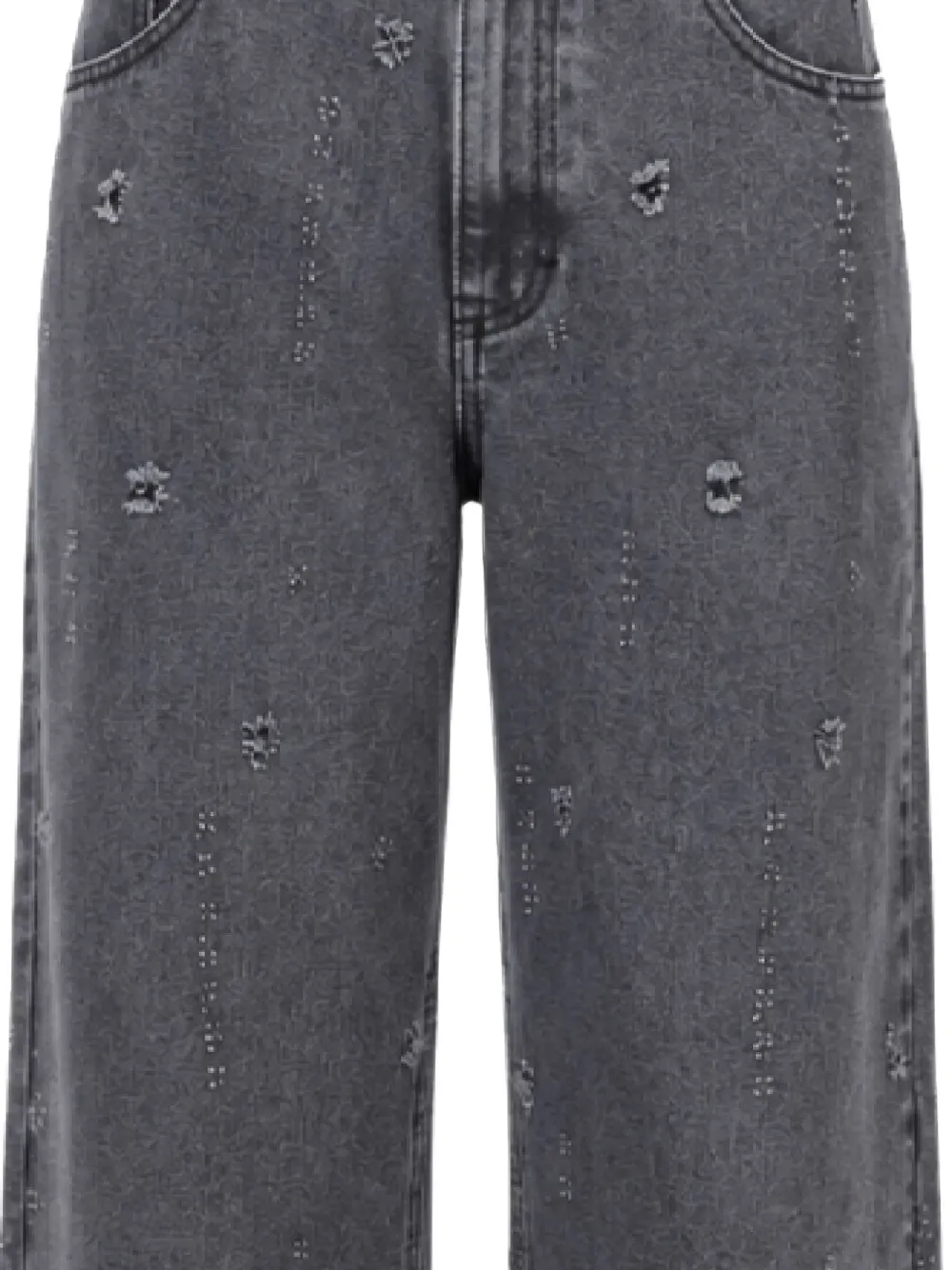 Federica Tosi Gerafelde jeans Grijs