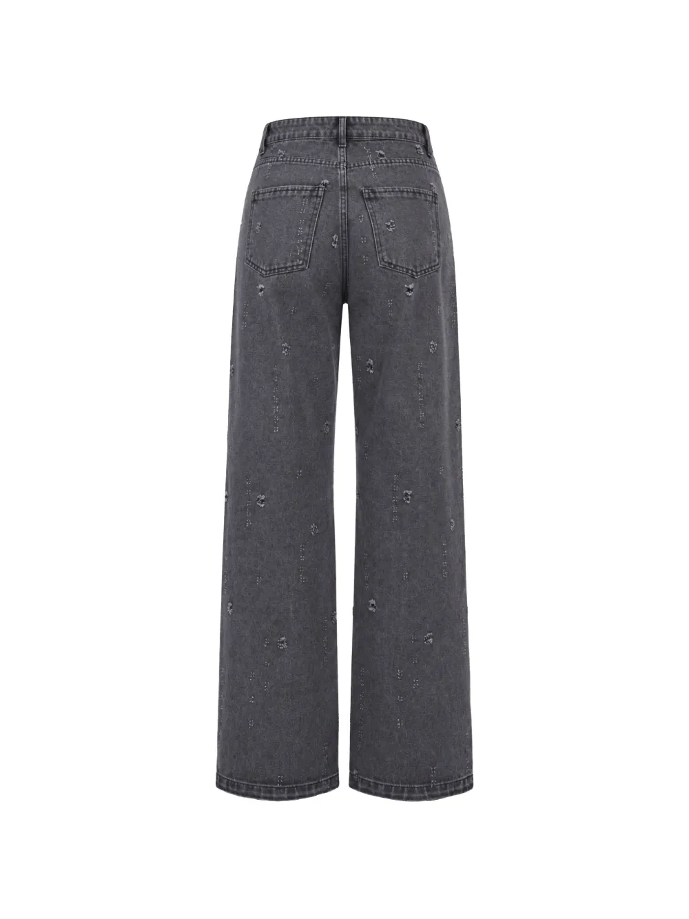 Federica Tosi Gerafelde jeans Grijs