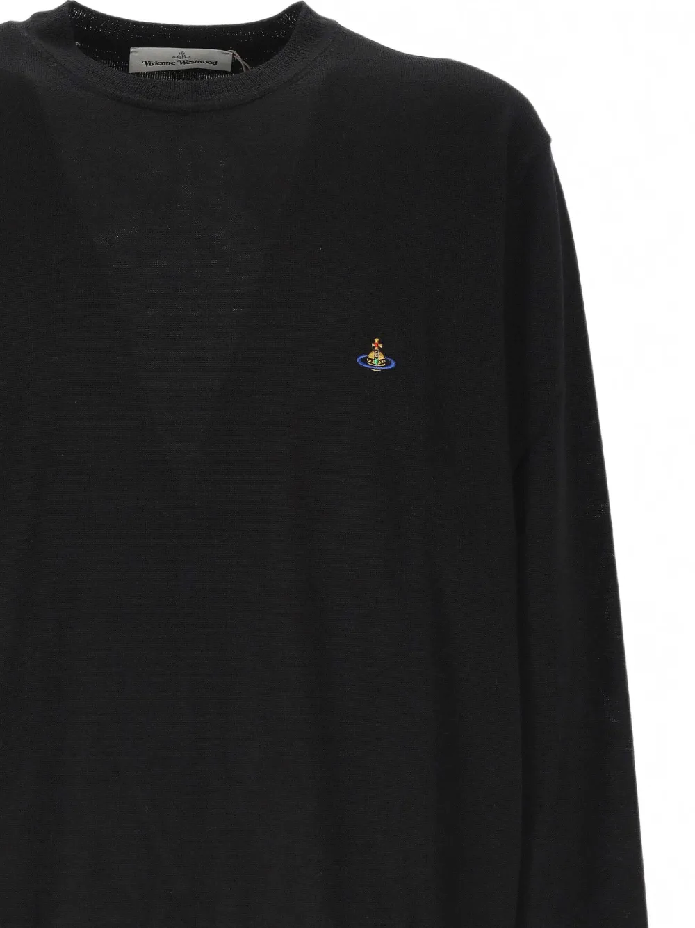Vivienne Westwood Orb-embroidered sweater Zwart