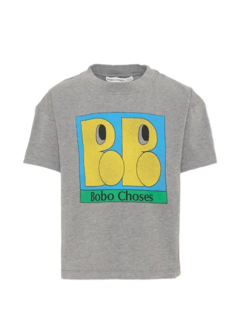 Bobo Choses logo-print cotton T-shirt