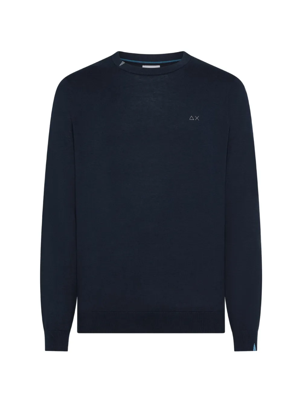 SUN68 KIDS Trui met geborduurd logo Blauw