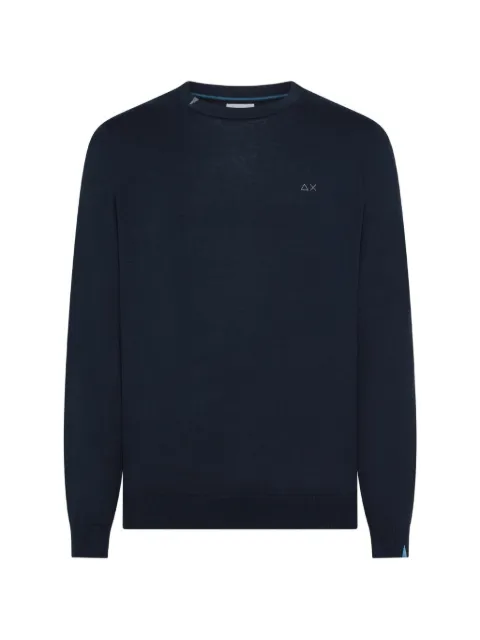 SUN68 KIDS embroidered-logo sweater