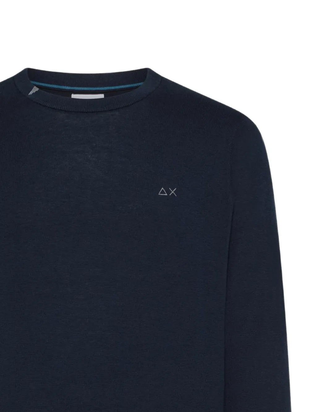 SUN68 KIDS Trui met geborduurd logo Blauw