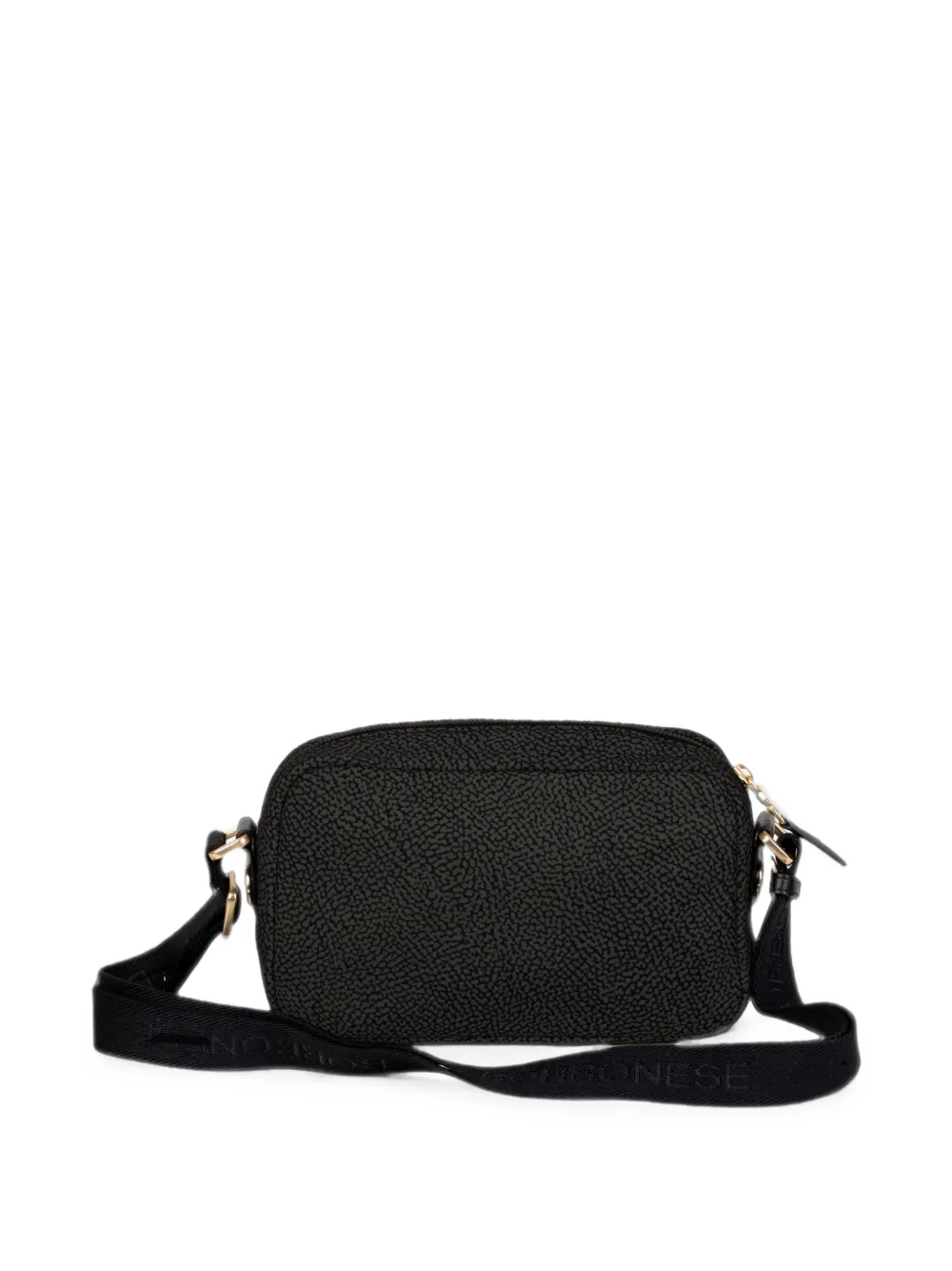 Borbonese O.P. crossbodytas met print Zwart