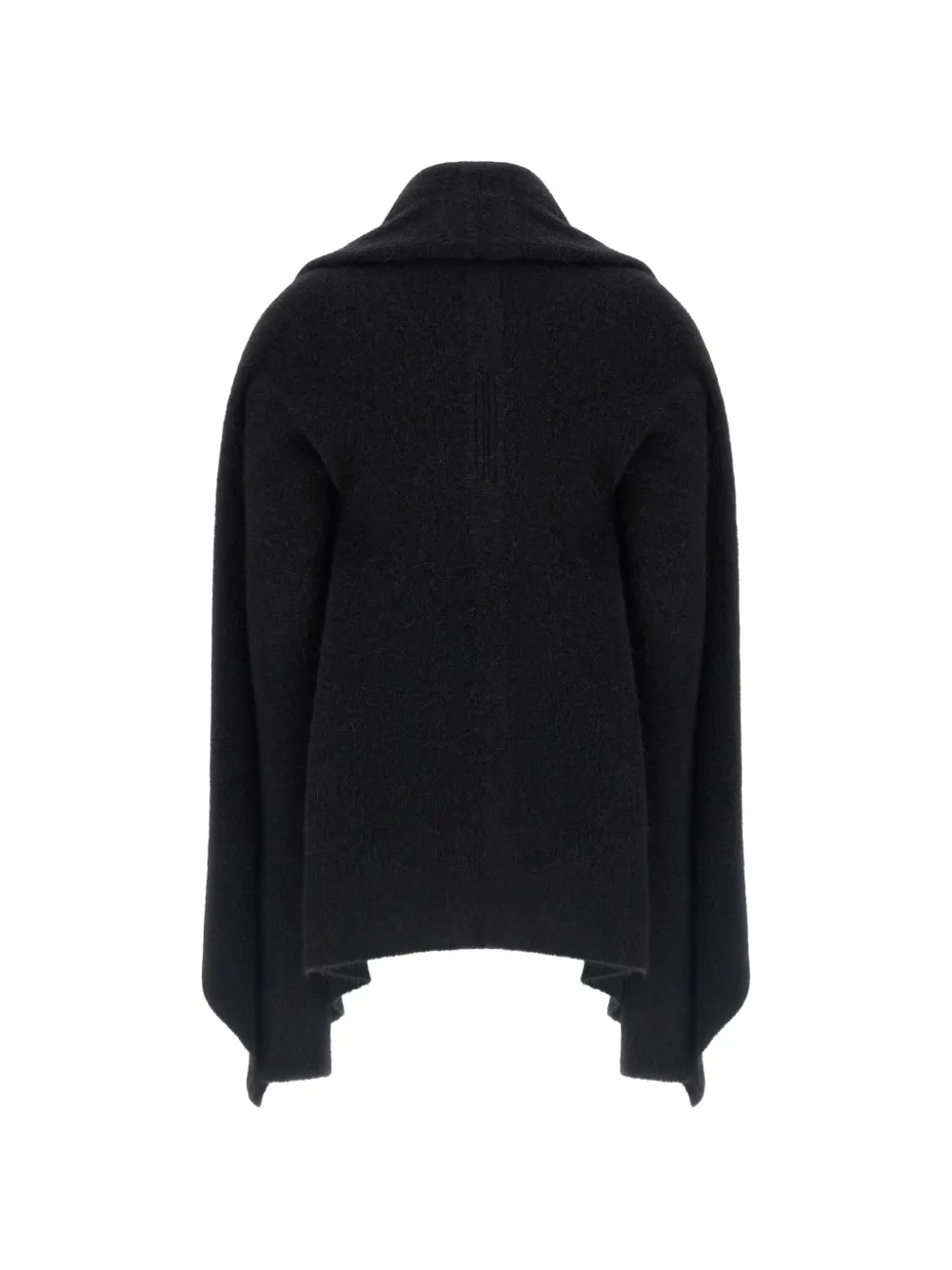 Rick Owens Gedrapeerde cape Zwart