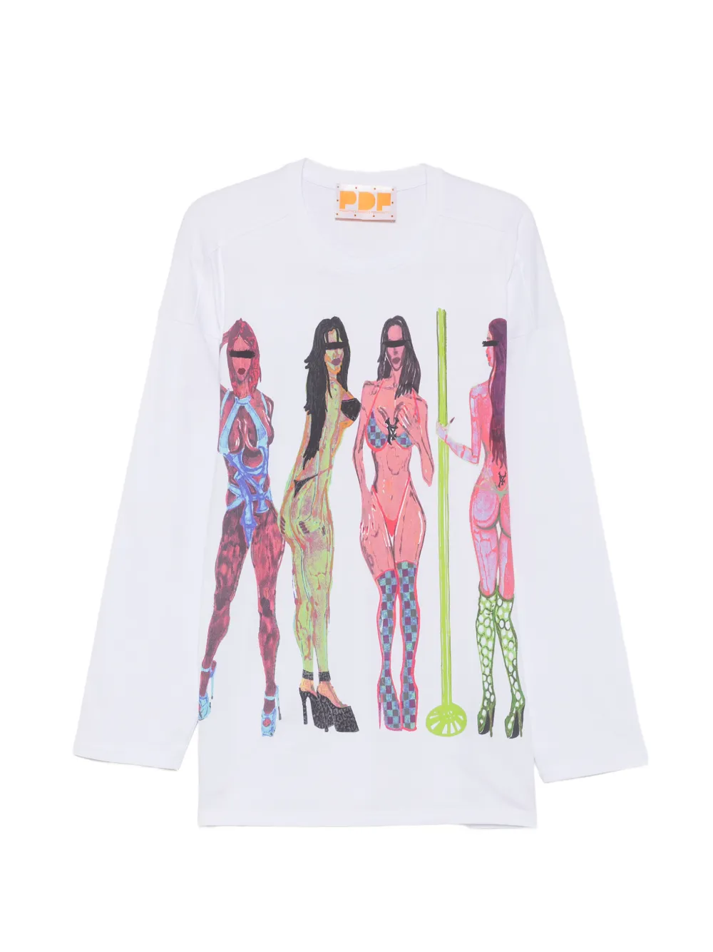 PDF graphic-print long-sleeve t-shirt