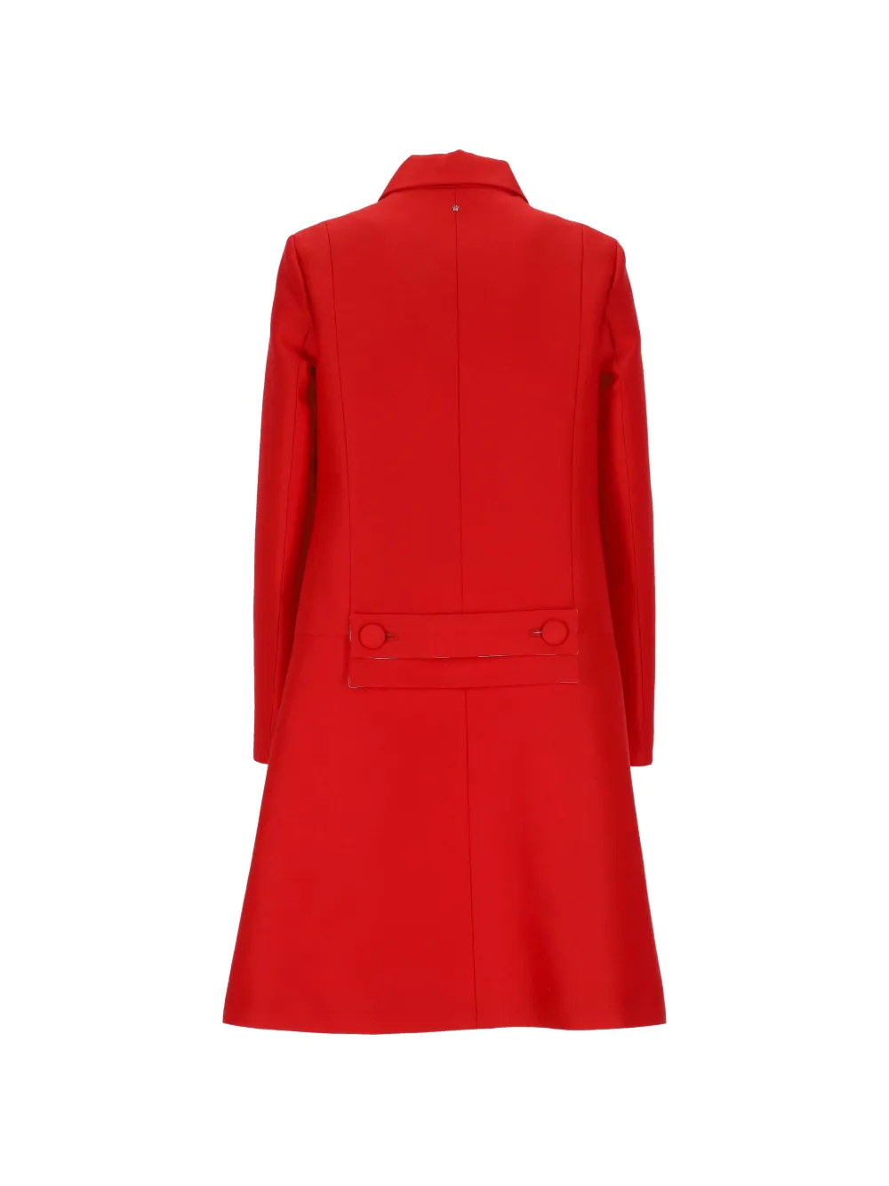 Lorena Antoniazzi flared single-breasted coat Rood