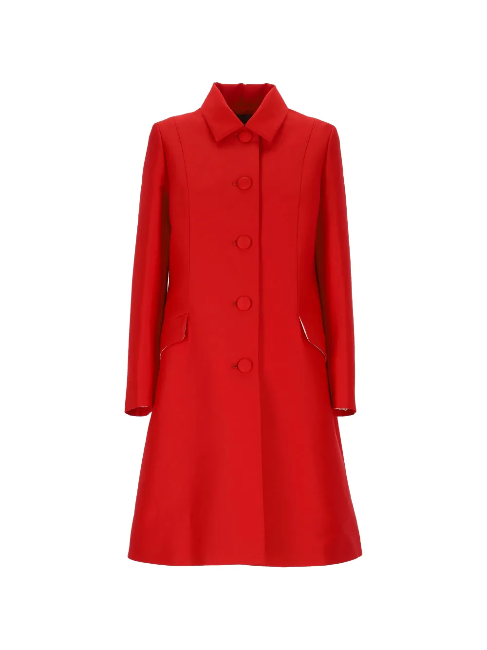 Lorena Antoniazzi flared single-breasted coat - Rot