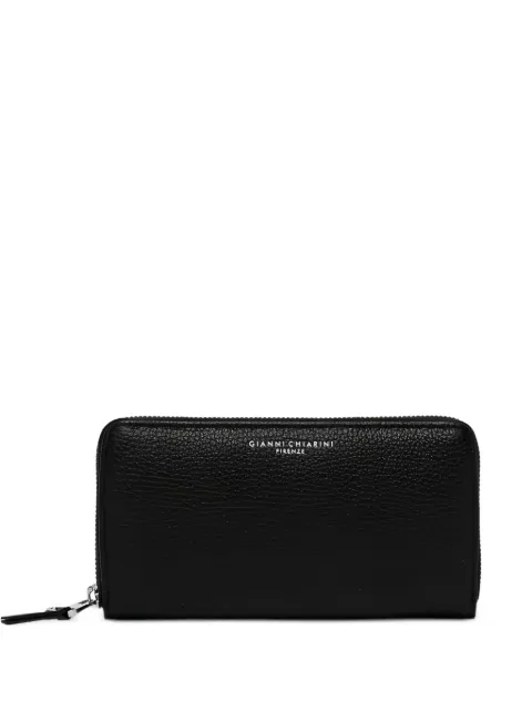 GIANNI CHIARINI logo-print leather wallet