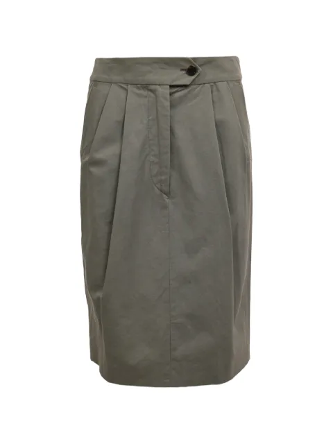 Dries Van Noten Pre-Owned falda con pliegues