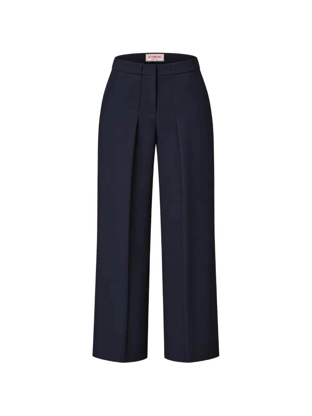 Iceberg pleated wide-leg trousers - Blau