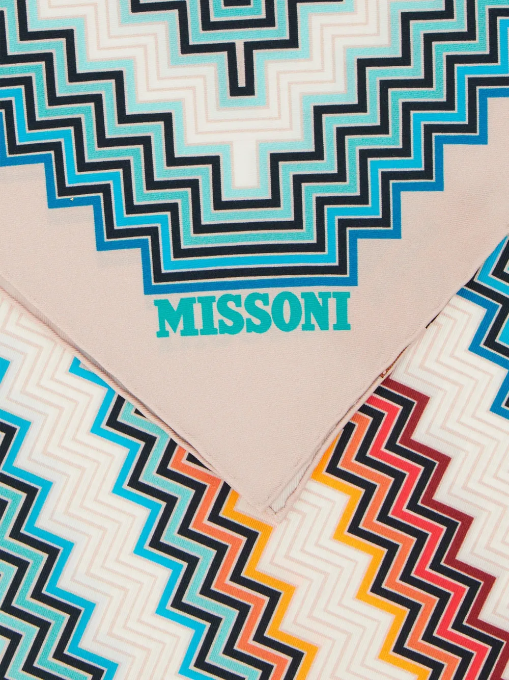 Missoni Zijden sjaal Beige