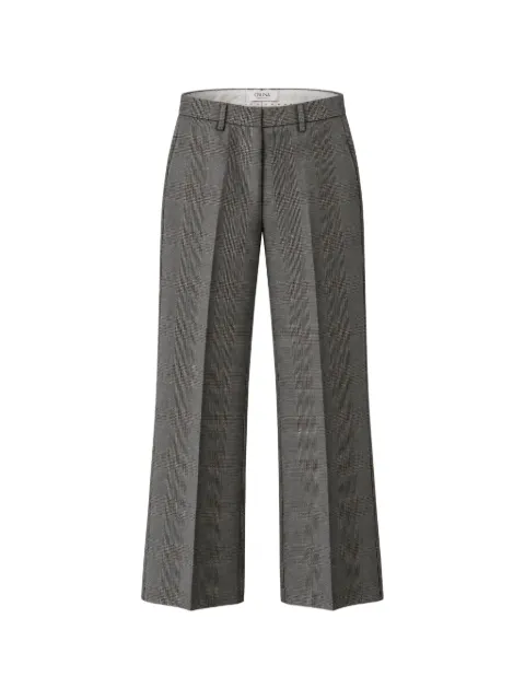 Cruna Prince of Wales check tailored trousers