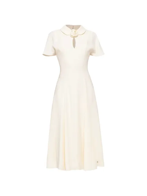 NISSA vestido midi con detalle floral