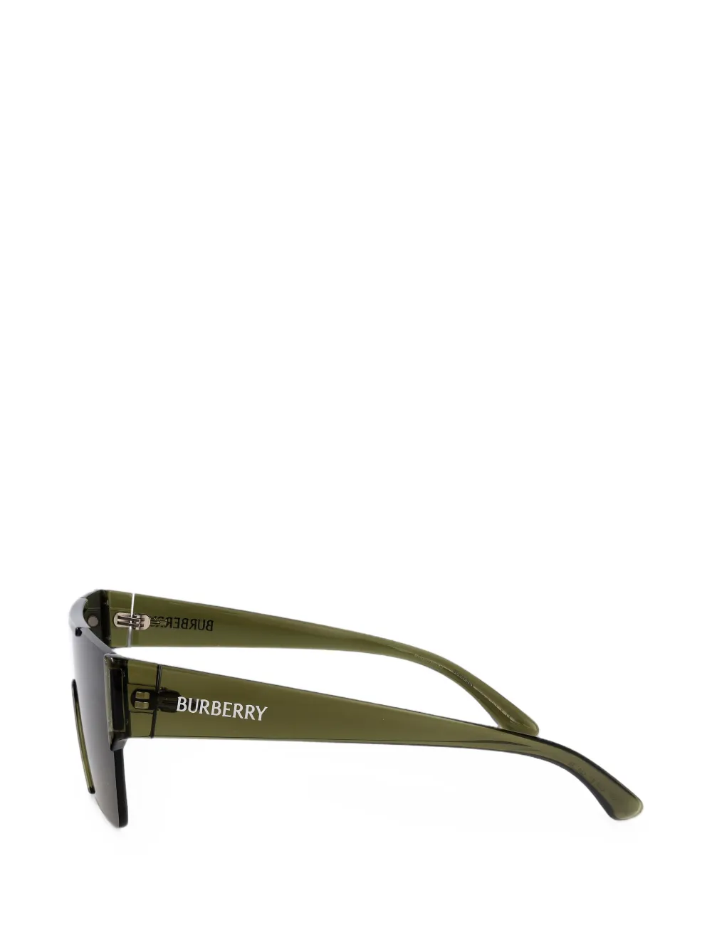 Burberry Eyewear Zonnebril met shield montuur Groen