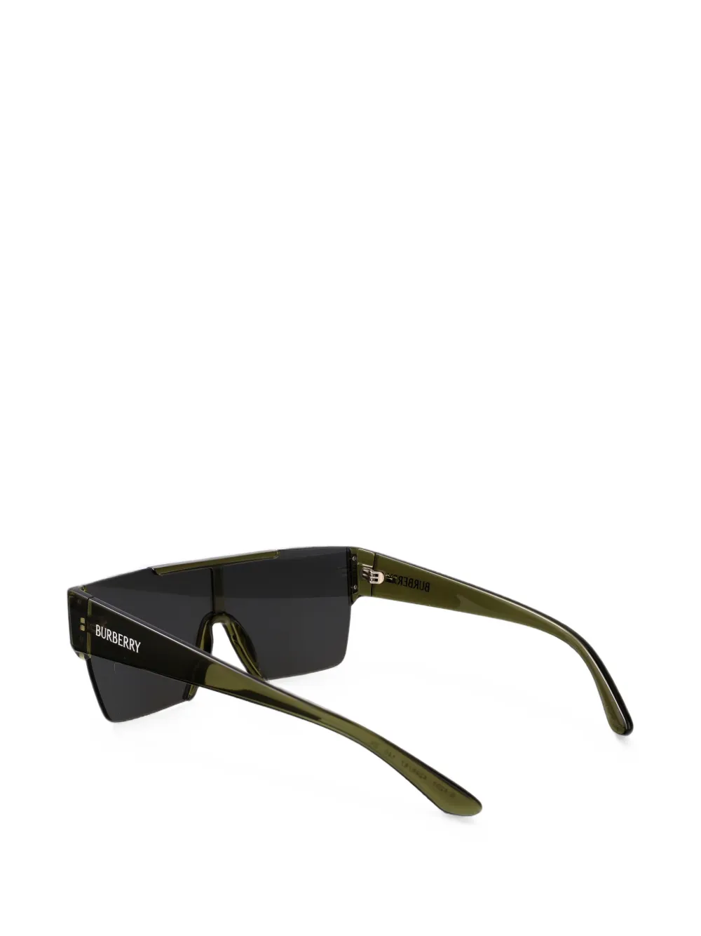Burberry Eyewear Zonnebril met shield montuur Groen