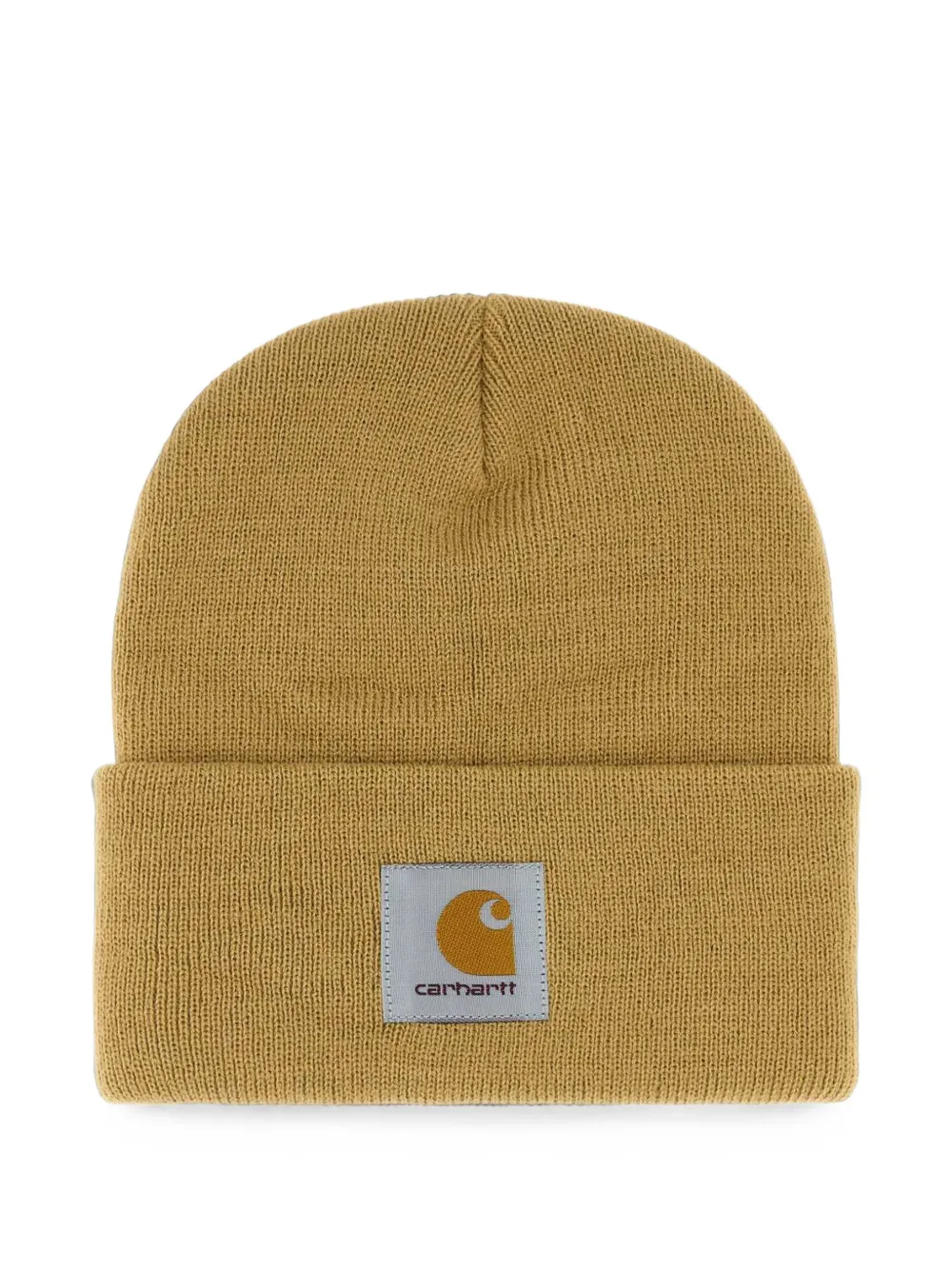 Carhartt WIP logo-patch knit beanie hat - Toni neutri