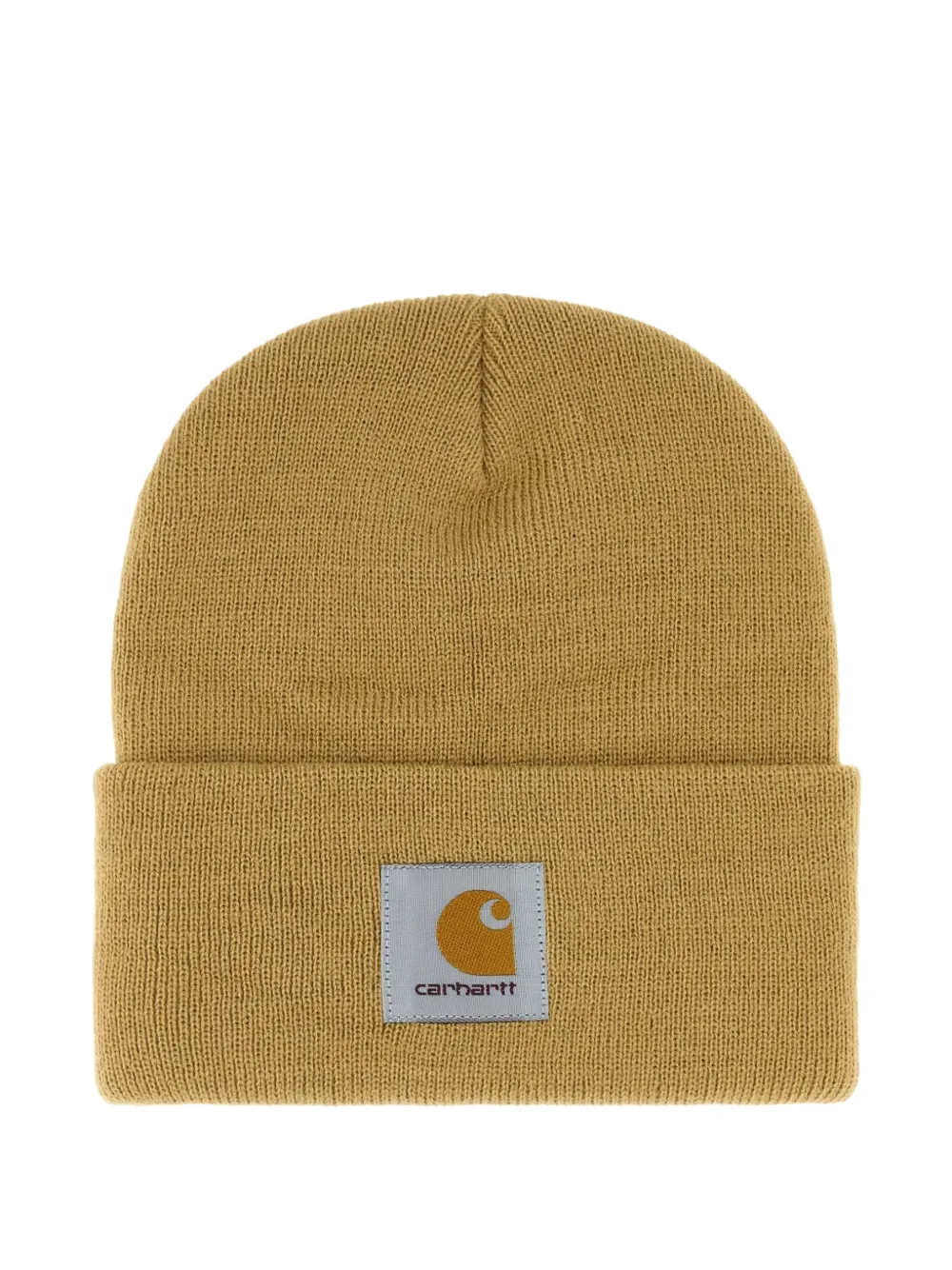 Carhartt WIP logo-patch knit beanie hat - Toni neutri