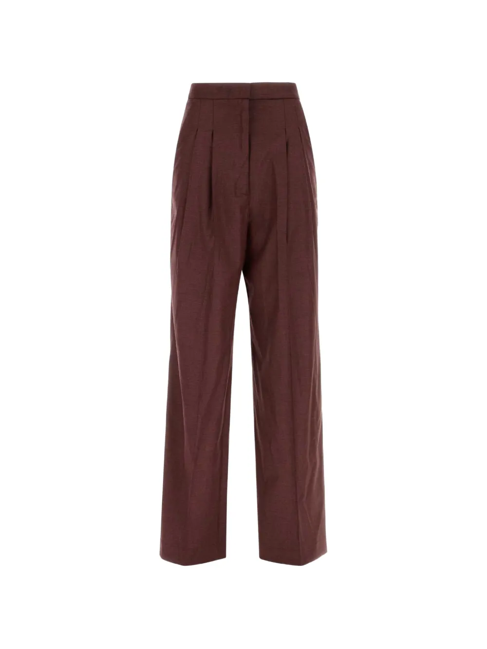PT Torino Grace pleated wide-leg trousers - Rot