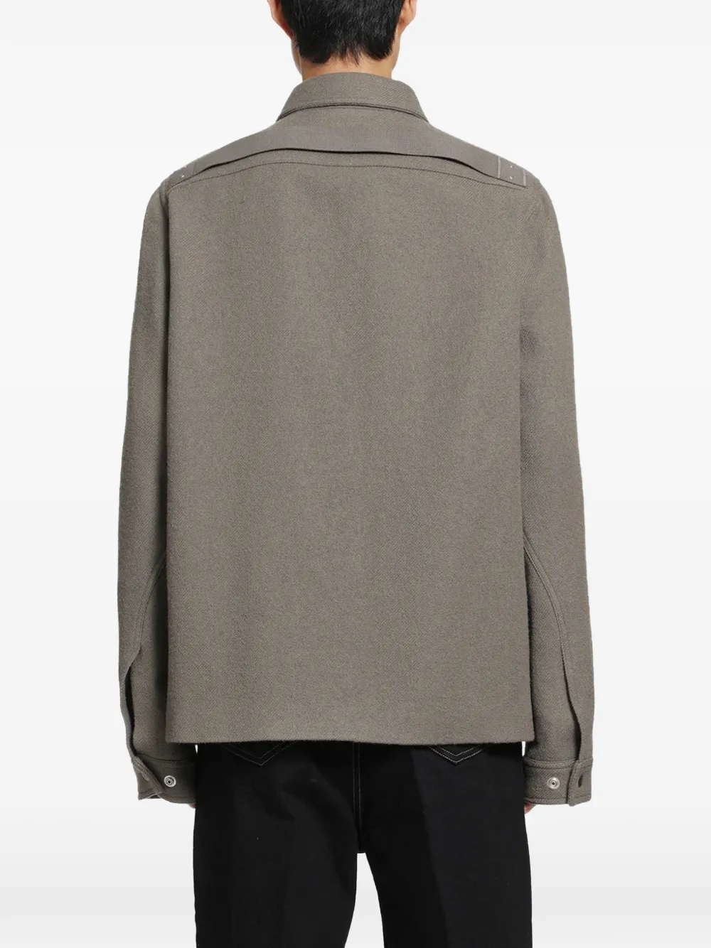Rick Owens Brad jack met rits Grijs