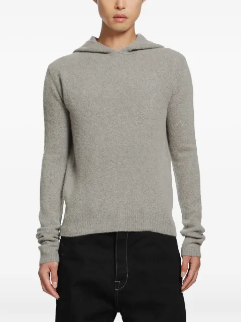 Rick Owens Tower felted hoodie